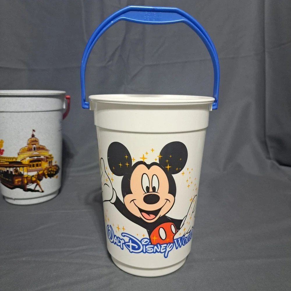 VTG Disney Parks Popcorn Buckets 25th Anniversary Main‎ Street Magic Kingdom